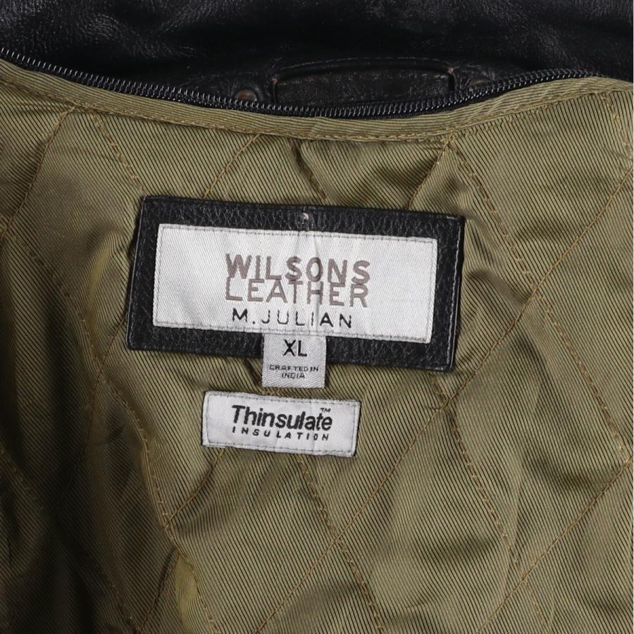古着 ウィルソンズレザー WILSONS LEATHER M.JULIAN レザーブルゾン