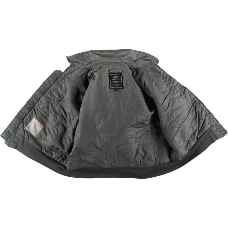 古着 民間品 アルファ ALPHA CWU-45/Pタイプ 中綿入り ミリタリー フライトジャケット USA製 メンズL相当/eaa609796 古着 民間品 アルファ ALPHA CWU-45/Pタイプ 中綿入り ミリタリー
