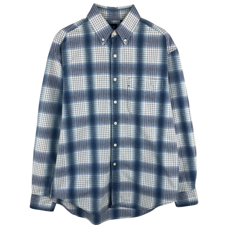 GAP（ギャップ） 古着 90年代 オールドギャップ オンブレチェック 長袖