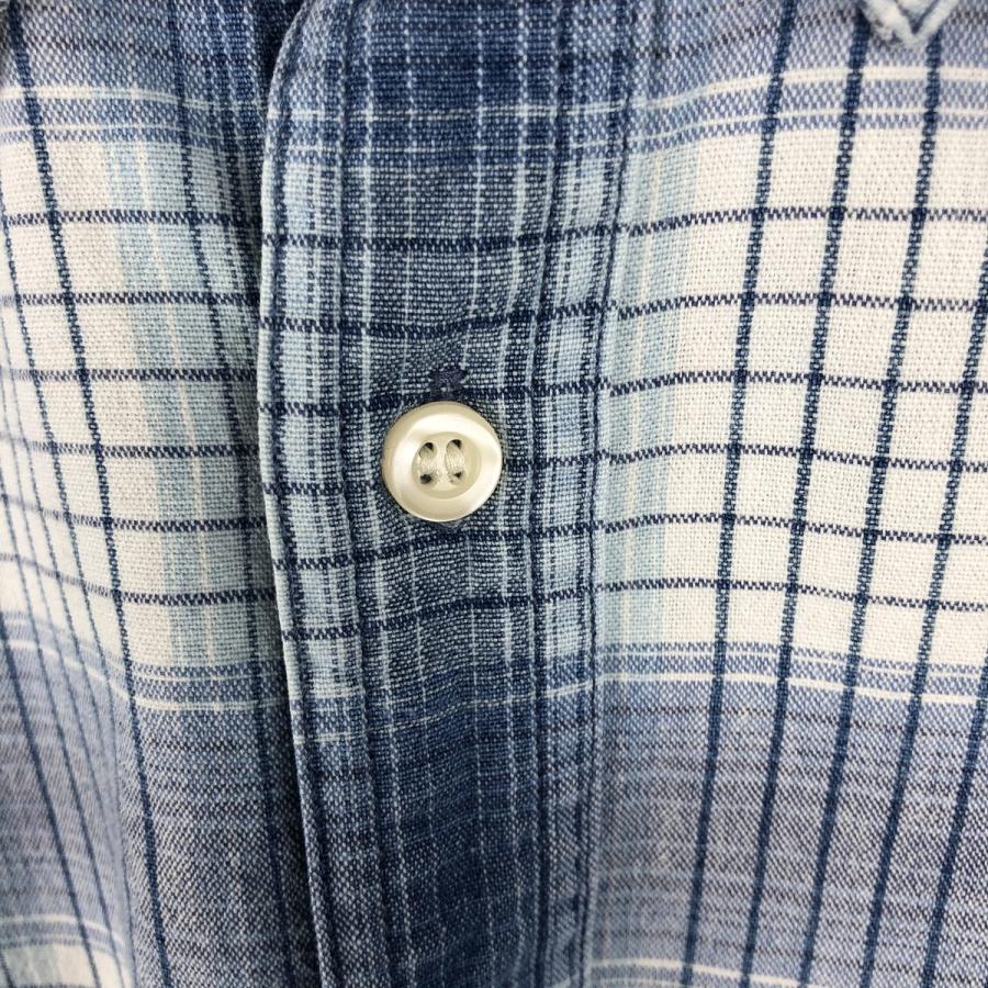 GAP（ギャップ） 古着 90年代 オールドギャップ オンブレチェック 長袖