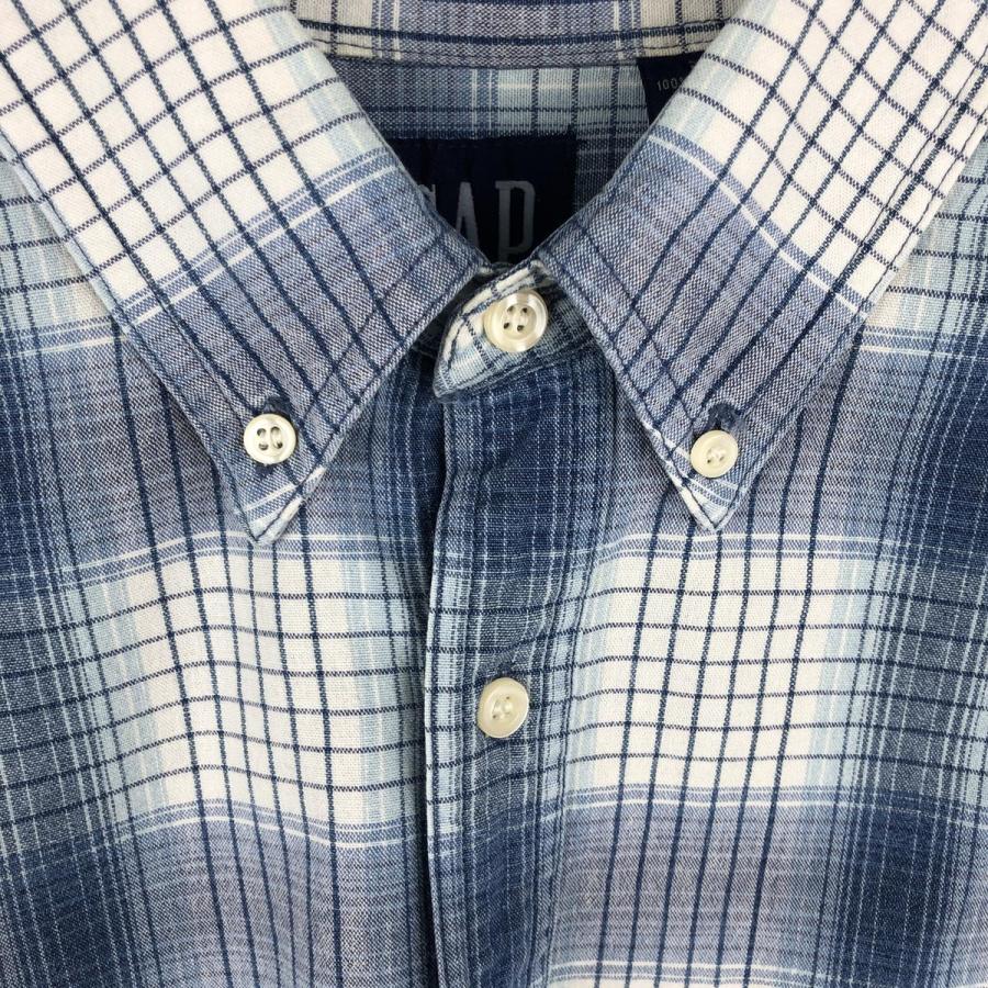 GAP（ギャップ） 古着 90年代 オールドギャップ オンブレチェック 長袖