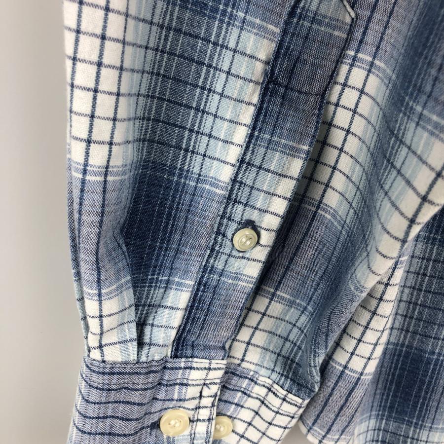 GAP（ギャップ） 古着 90年代 オールドギャップ オンブレチェック 長袖