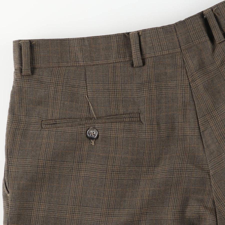 古着 90年代 ラルフローレン RALPH グレンチェック ツータック ウール