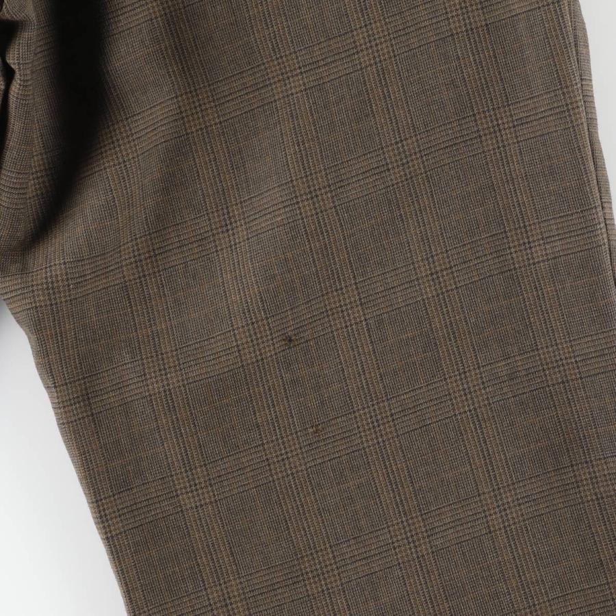 古着 90年代 ラルフローレン RALPH グレンチェック ツータック ウール