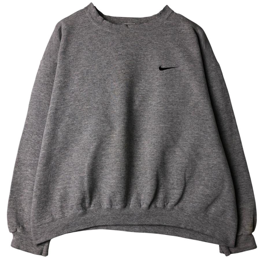 古着 90年代 ナイキ NIKE ワンポイントロゴスウェットシャツ トレーナー USA製 メンズL相当 ヴィンテージ/eaa611955 NIKE（ナイキ） 古着 90年代 ワンポイントロゴスウェットシャツ