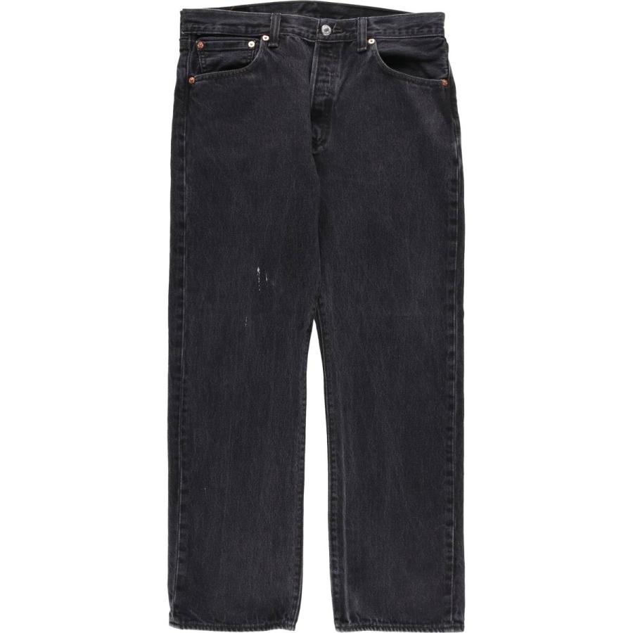 古着 リーバイス Levi's 501-0660 ブラックデニム ストレートデニムパンツ メンズw33相当/eaa612032 Levi's（リーバイス） 古着 Levi's 501-0660 ブラックデニム
