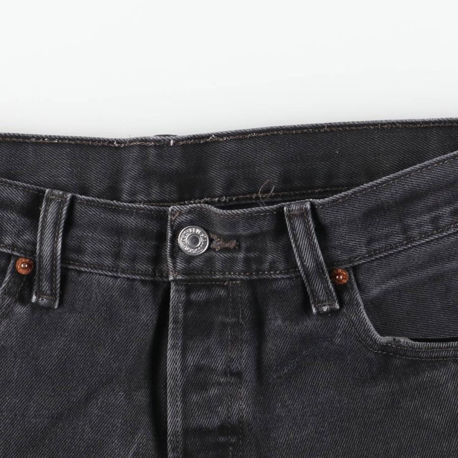 古着 リーバイス Levi's 501-0660 ブラックデニム ストレートデニムパンツ メンズw35相当/eaa612034 Levi's（リーバイス） 古着 Levi's 501-0660 ブラックデニム