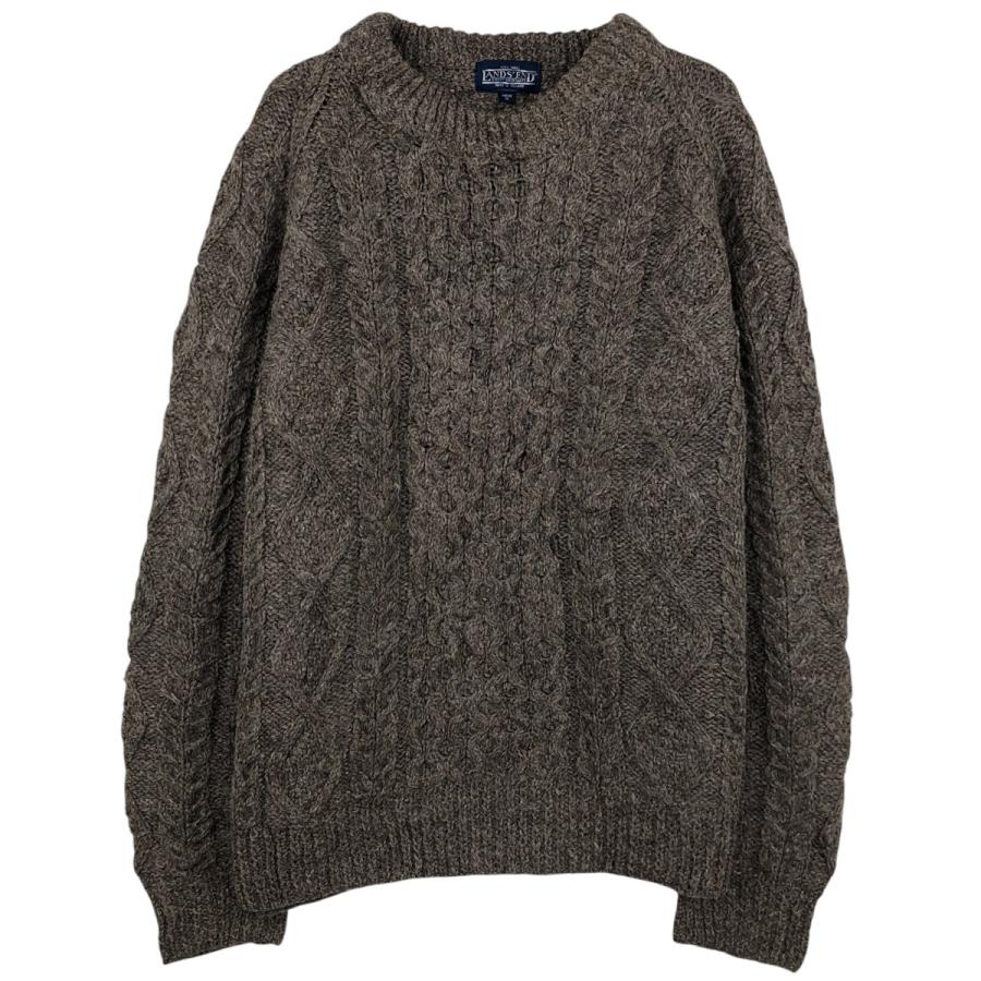 古着 80~90年代 ランズエンド LANDS' END フィッシャーマン アラン