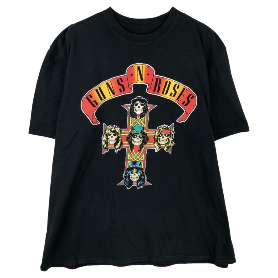 古着 GUNS N' ROSES ガンズアンドローゼズ ドクロ柄 スカル柄 バンドT