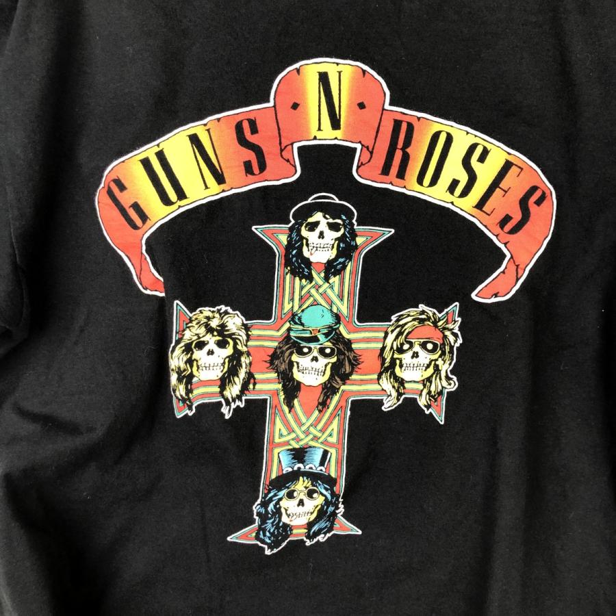 古着 GUNS N' ROSES ガンズアンドローゼズ ドクロ柄 スカル柄 バンドT