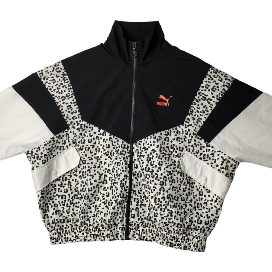 PUMA（プーマ） 古着 レオパード柄 ヒョウ柄 ウインドブレーカー