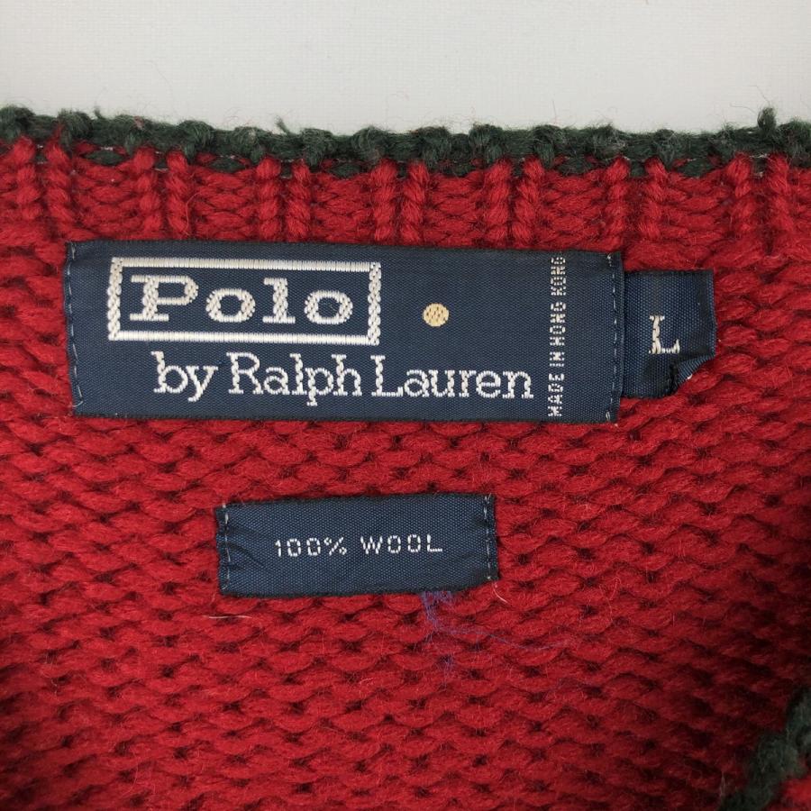 古着 ラルフローレン Ralph Lauren POLO by ウールニットセーター