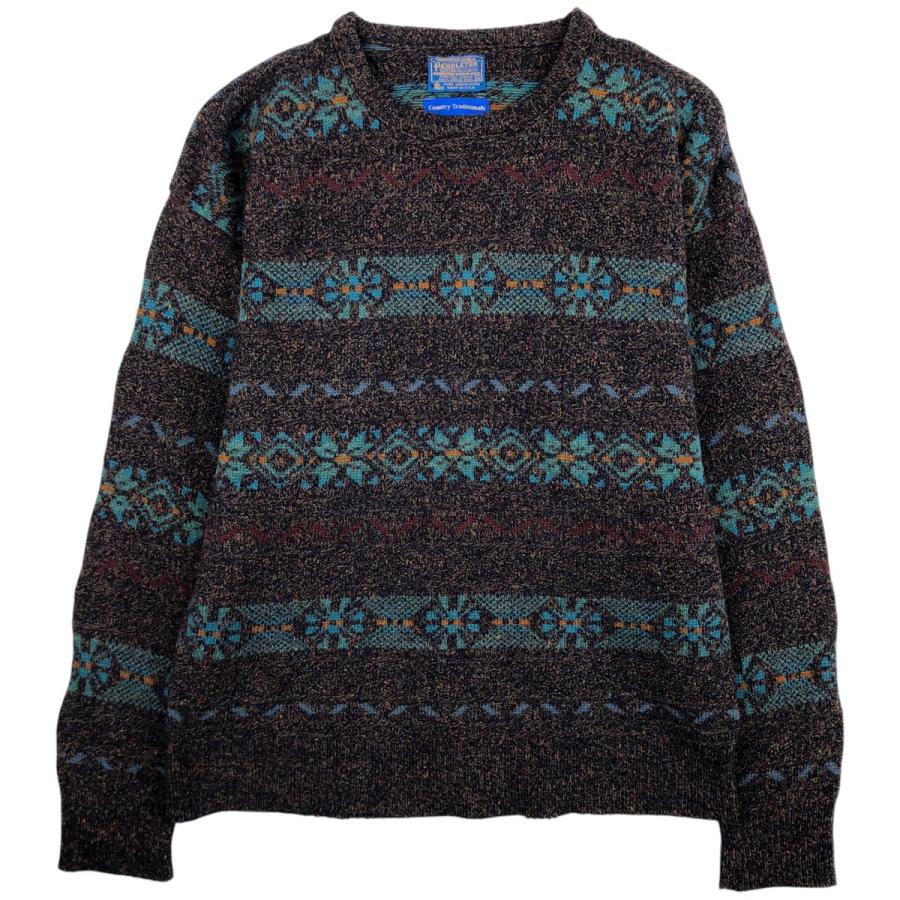 PENDLETON（ペンドルトン） 古着 80年代 総柄 ウールニットセーター 