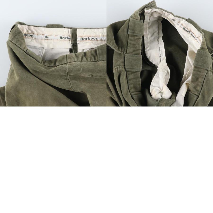 古着 80~90年代 バブアー Barbour 旧3ワラント モールスキン コットン