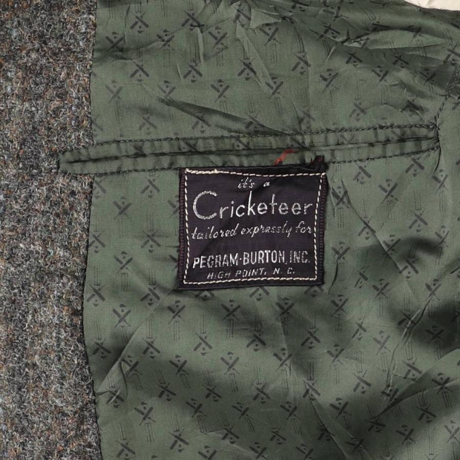 古着 Cricketeer Harris Tweed ハリスツイード ウールテーラード