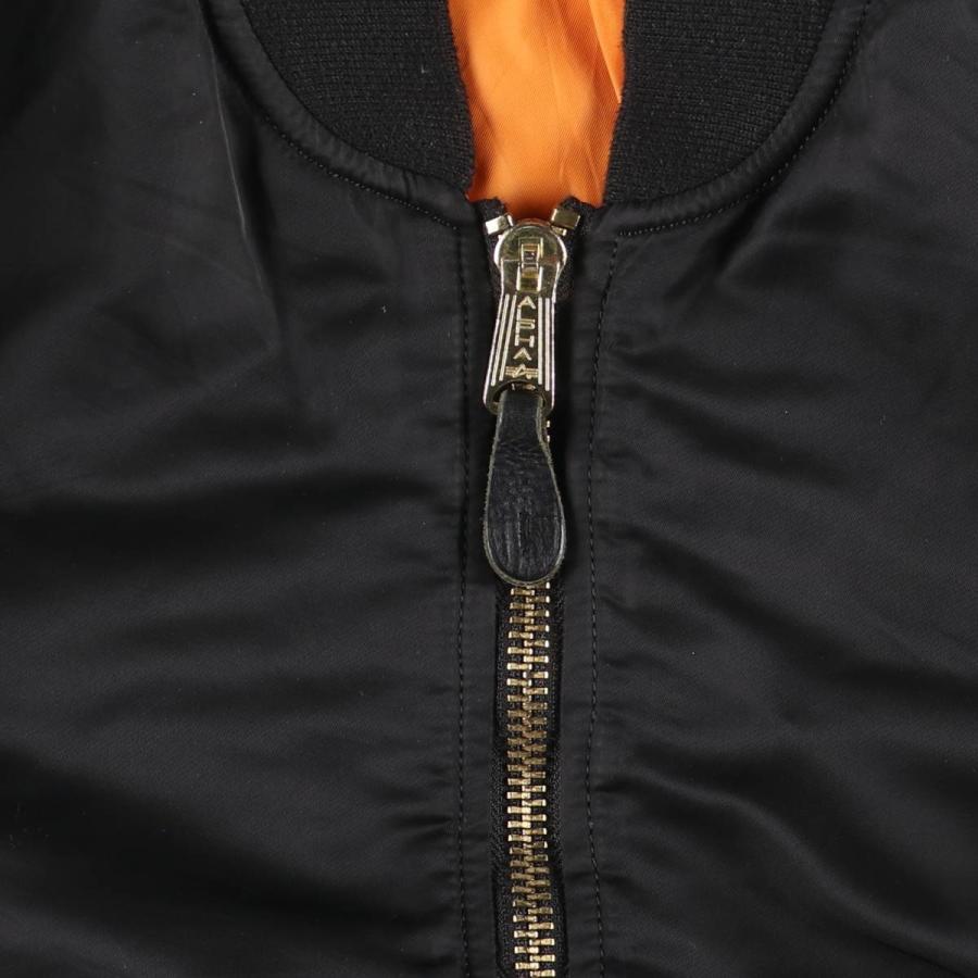 古着 民間品 アルファ ALPHA MA-1タイプ 中綿入り ミリタリー フライト