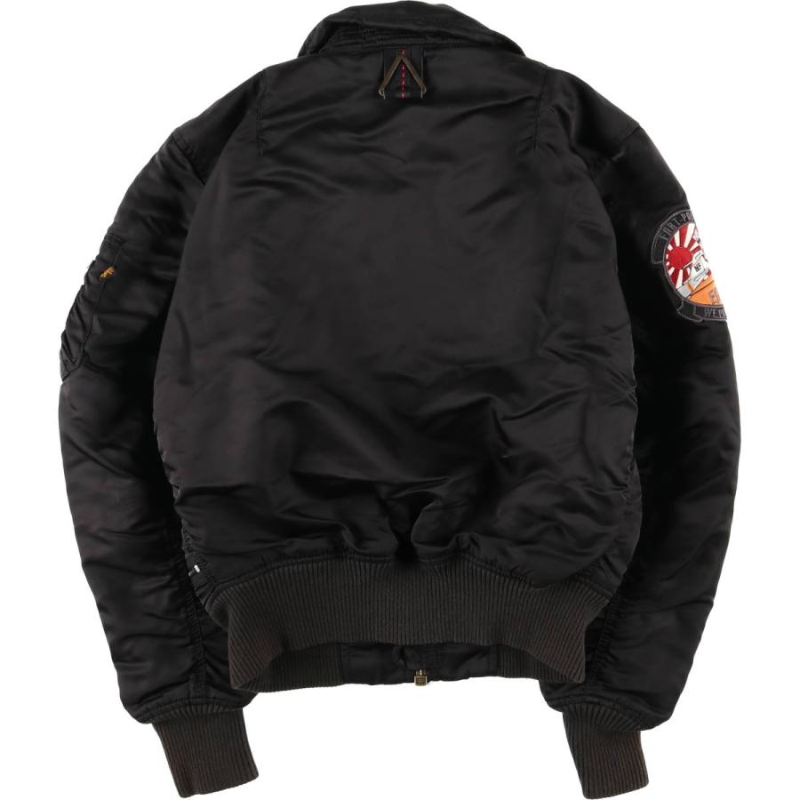 古着 民間品 アルファ ALPHA 中綿入り ミリタリー フライトジャケット