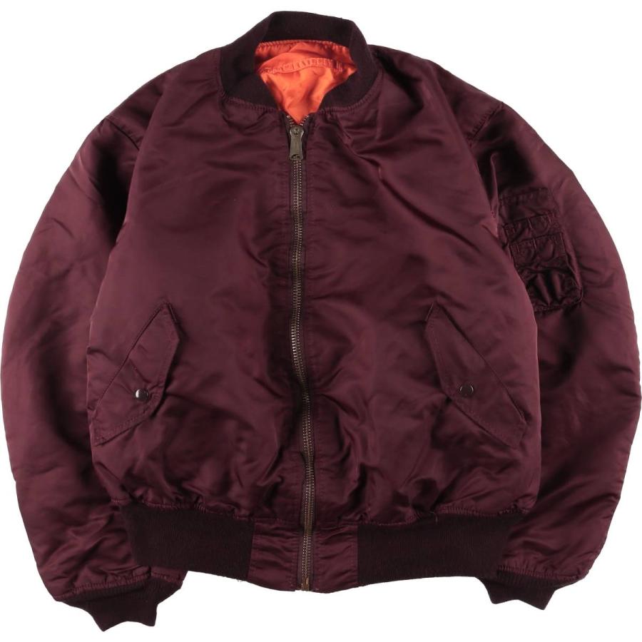 古着 80~90年代 民間品 アルファ ALPHA MA-1タイプ 中綿入り