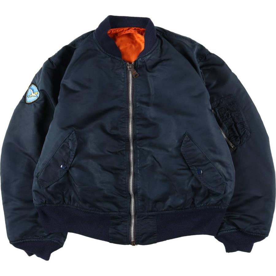 古着 90年代 民間品 アルファ ALPHA MA-1タイプ 中綿入り ミリタリー