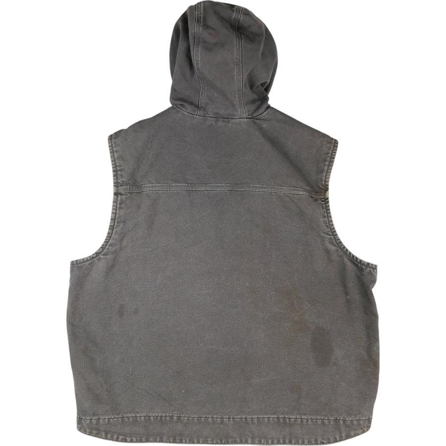 ✨希少✨carhartt カーハート ダックベスト フード付き 00s 90s Carhartt（カーハート） 古着 フード付き ダックベスト メンズS相当