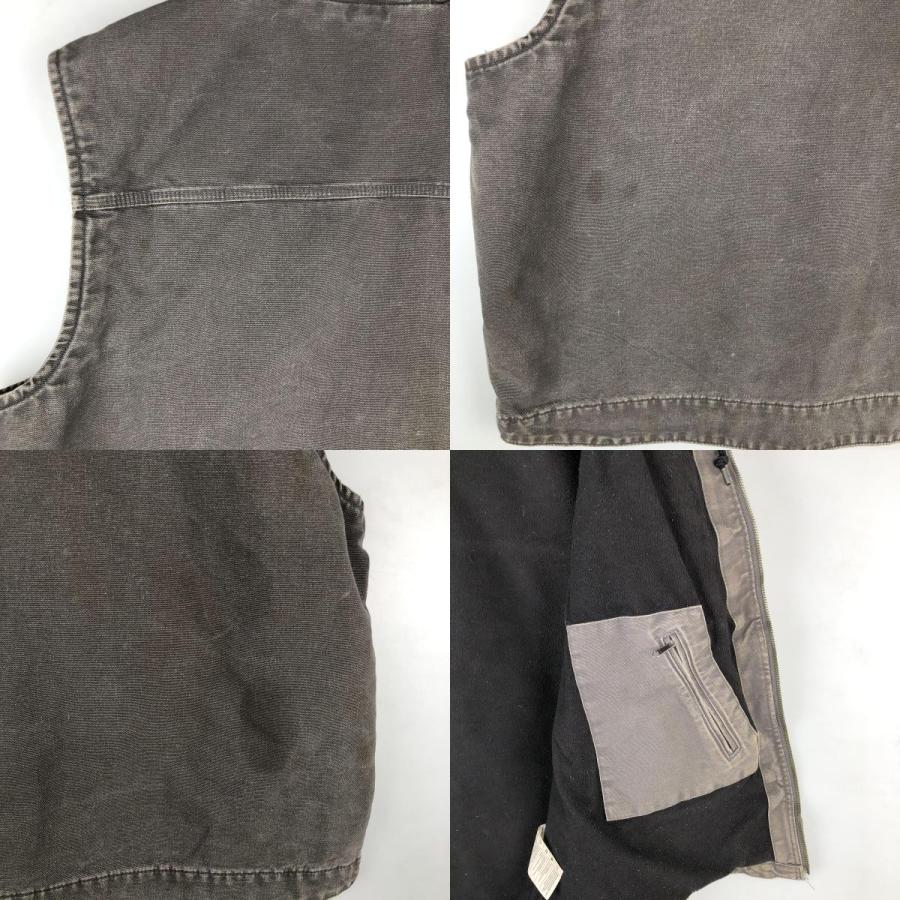 D*N様 【希少】カーハート Carhartt ダックベスト フード グレーXX Carhartt（カーハート） ワークベスト CARHARTT LOOSE FIT WASHED DUCK