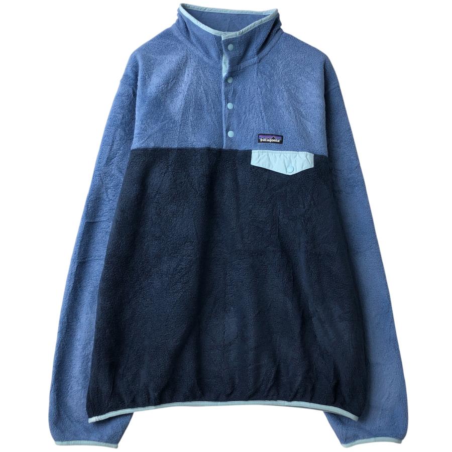 古着 80年代 パタゴニア Patagonia ストライプ柄 中綿入り ハーフジップスウェットシャツ トレーナー レディースM相当 ヴィンテージ/eaa597836 88年製 80年代 ヴィンテージ USA製 patagonia パタゴニア スナップT