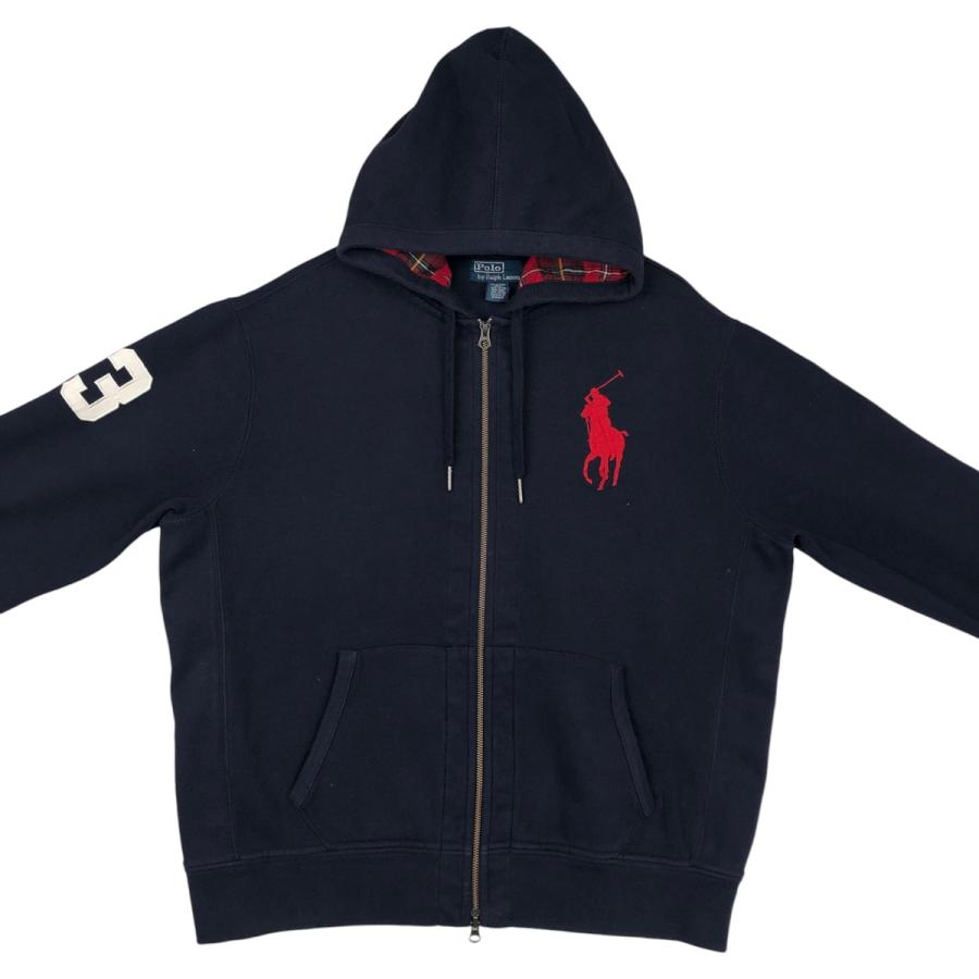 Polo Ralph Lauren ジップパーカー ビッグポニー 短丈 y2k 00s Ralph Lauren ビッグポニー 短丈 ジップパーカー y2k - メルカリ