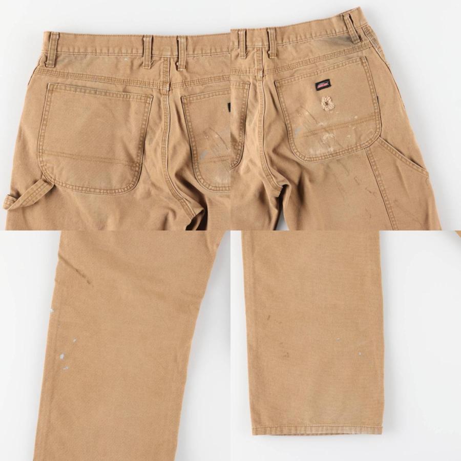 古着 ディッキーズ Dickies ペイント ダックペインターパンツ メンズw35相当/eaa613061 Dickies（ディッキーズ） 古着 ペイント ダックペインターパンツ