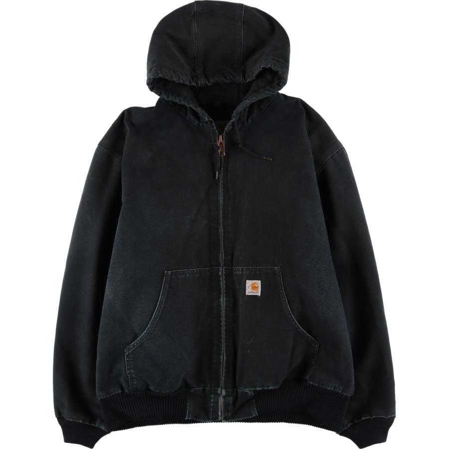Carhartt ジップパーカー　アクティブ Carhartt（カーハート） 古着 00年代 アクティブジャケット 中綿入り