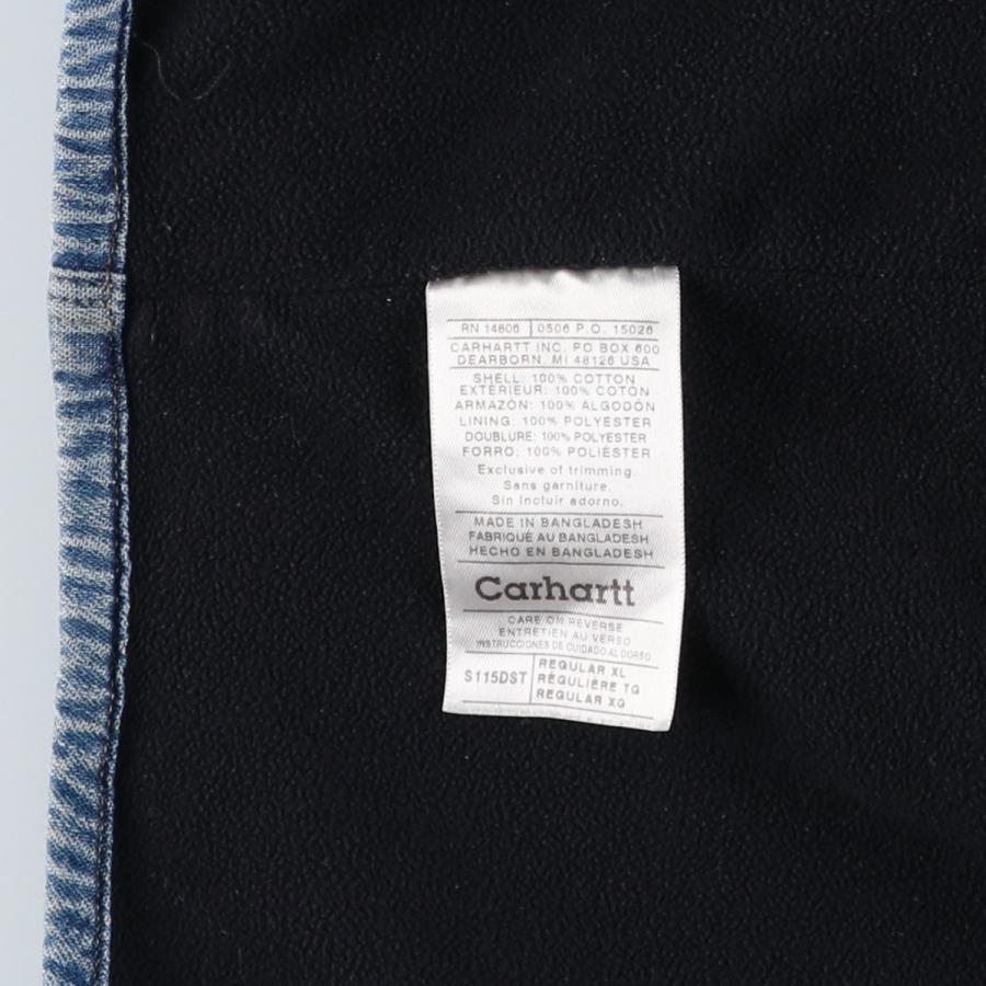 Carhartt（カーハート） 古着 00年代 デニムシャツジャケット メンズXL