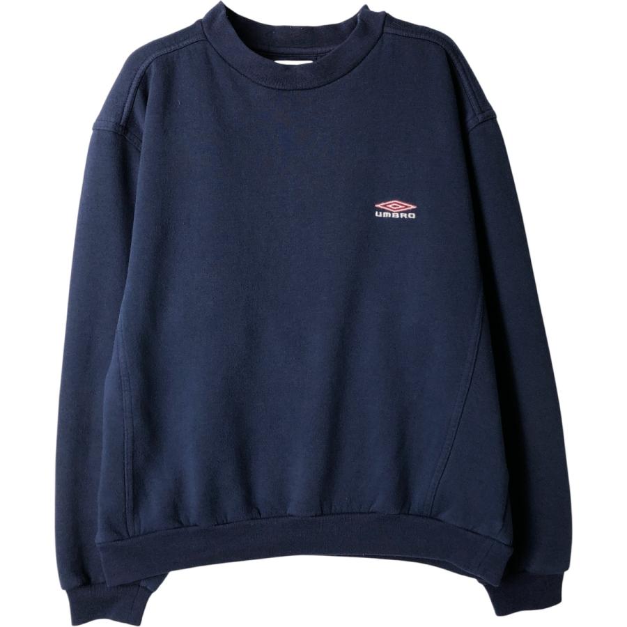 umbro（アンブロ） 古着 90~00年代 ワンポイントロゴスウェットシャツ