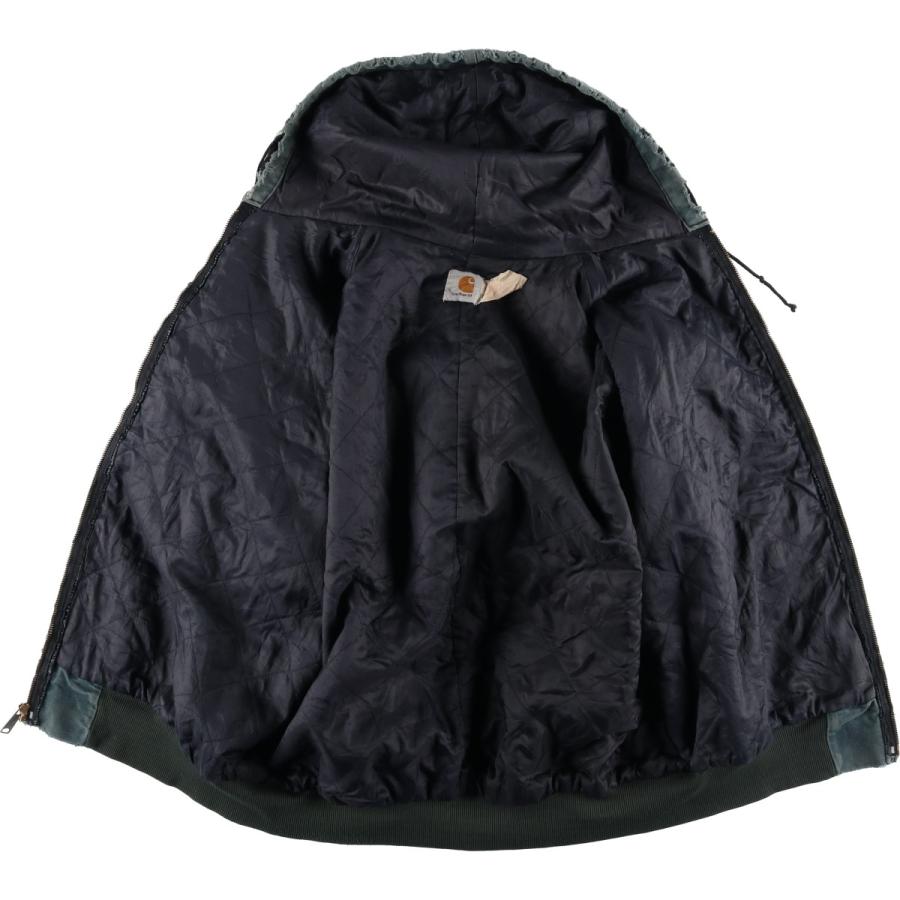 古着 80~90年代 カーハート Carhartt アクティブジャケット 中綿入り ダックフルジップパーカー USA製 メンズXL相当/eaa613324 Carhartt（カーハート） 古着 80~90年代 アクティブジャケット 中綿