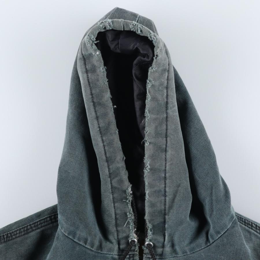 古着 80~90年代 カーハート Carhartt アクティブジャケット 中綿入り ダックフルジップパーカー USA製 メンズXL相当/eaa613324 Carhartt（カーハート） 古着 80~90年代 アクティブジャケット 中綿