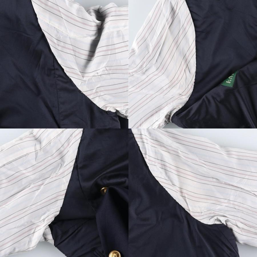 古着 ラルフローレン Ralph Lauren LAUREN ローレン 紺ブレザー
