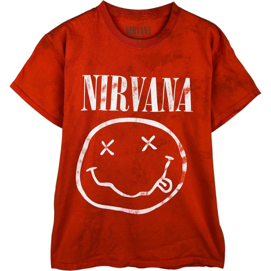 古着 NIRVANA ニルヴァーナ プリント バンドTシャツ バンT メンズM相当