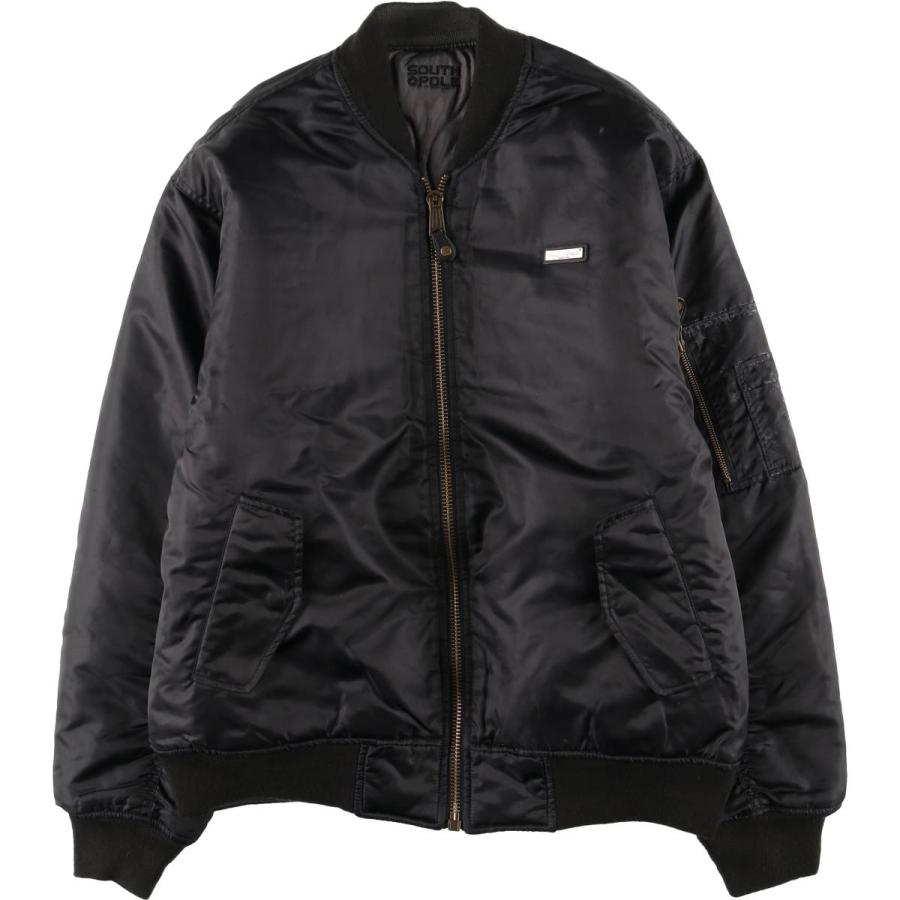 古着 サウスポール SOUTH POLE MA-1タイプ リバーシブル 中綿入り ミリタリー フライトジャケット メンズL相当/eaa613652 古着 サウスポール SOUTH POLE MA-1タイプ リバーシブル 中綿入り