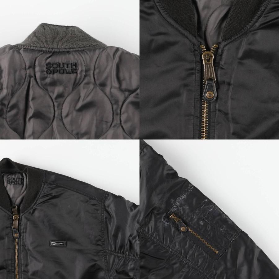 古着 サウスポール SOUTH POLE MA-1タイプ リバーシブル 中綿入り