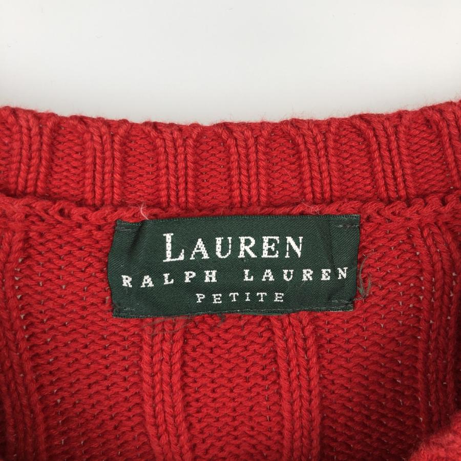 古着 ラルフローレン Ralph Lauren LAUREN ローレン ケーブル編み
