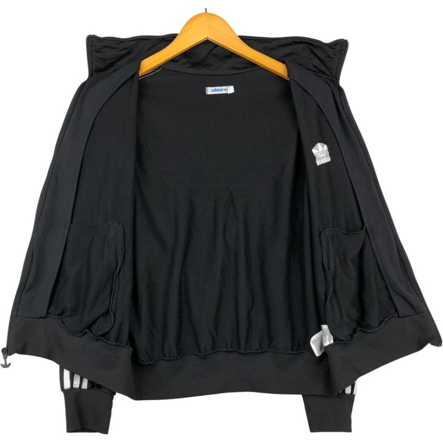 ★新品★アディダスオリジナルス 黒　ロゴ　バックプリント　フード　ジャケット adidas（アディダス） 古着 adidas ORIGINALS オリジナルス バック