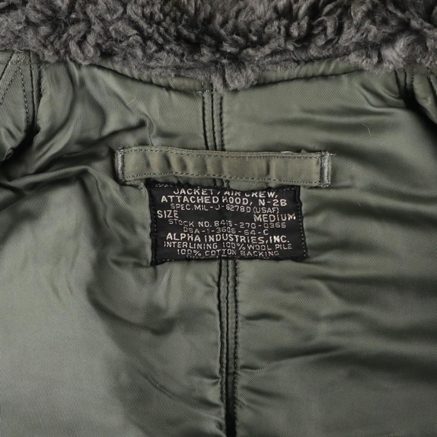古着 訳あり特価 60年代 米軍実品 アルファ N-2B 黒タグ コヨーテ