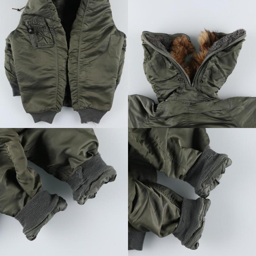 古着 訳あり特価 60年代 米軍実品 アルファ N-2B 黒タグ コヨーテ