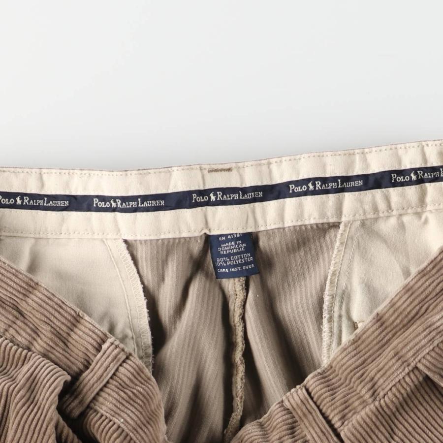 古着 ラルフローレン Ralph Lauren Polo ツータック コーデュロイ