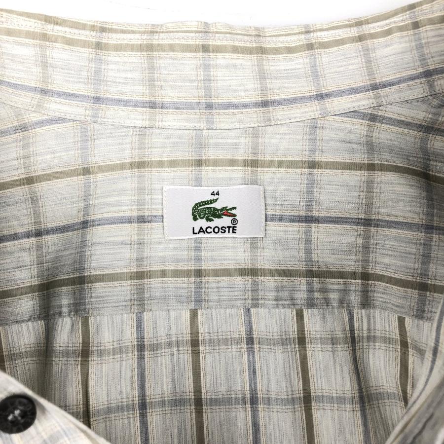LACOSTE（ラコステ） 古着 チェック柄 長袖 ボタンダウンチェック