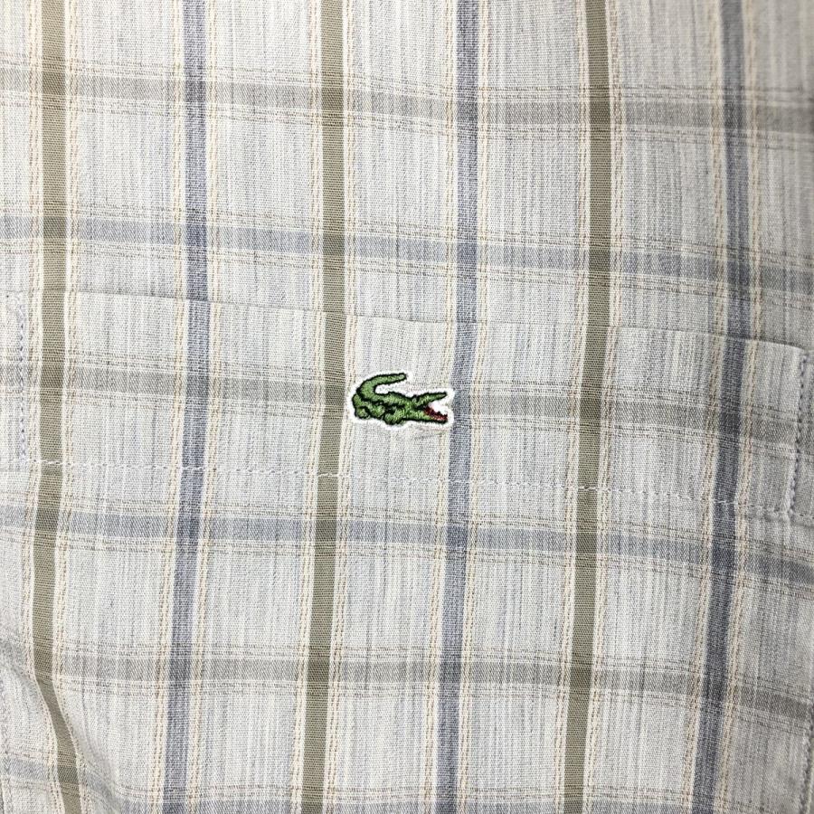 LACOSTE（ラコステ） 古着 チェック柄 長袖 ボタンダウンチェック