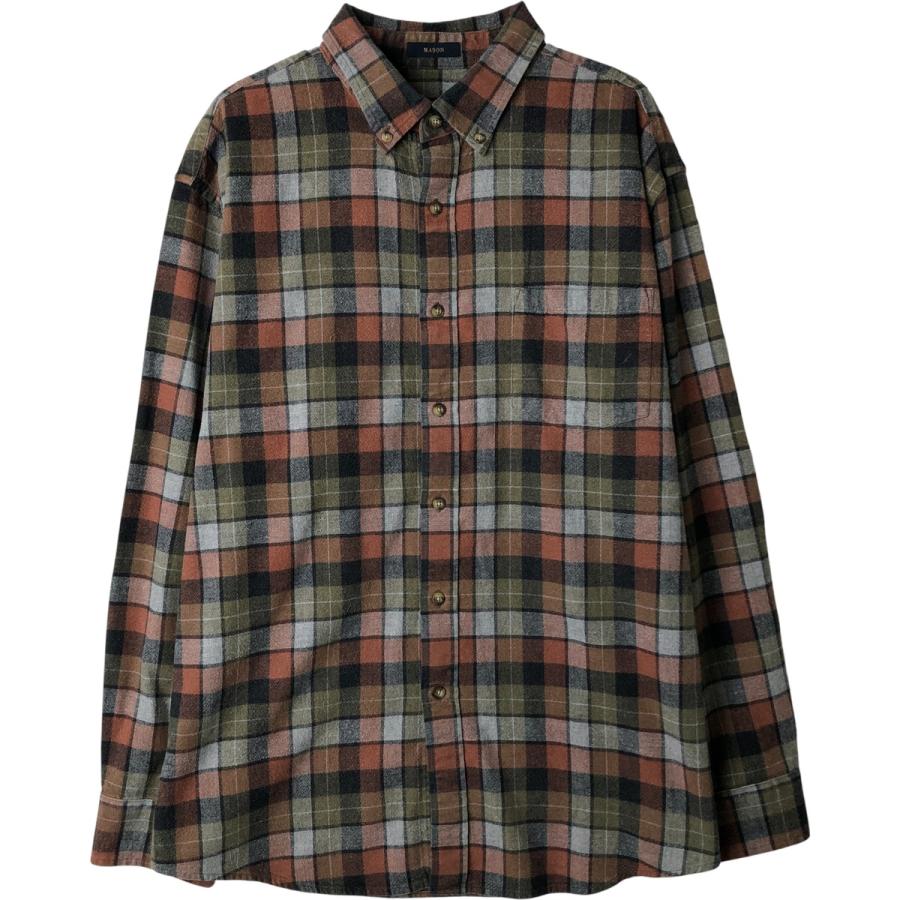 PENDLETON チェック柄 長袖ネルシャツ PENDLETON（ペンドルトン） 古着 PENDLETON MASON 長袖 ボタンダウン