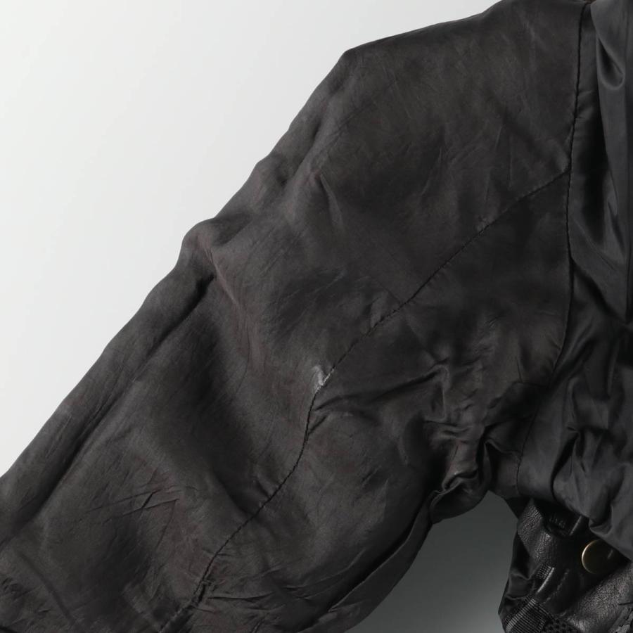 古着 VENT COUVERT スイングトップタイプ レザーブルゾン メンズM相当