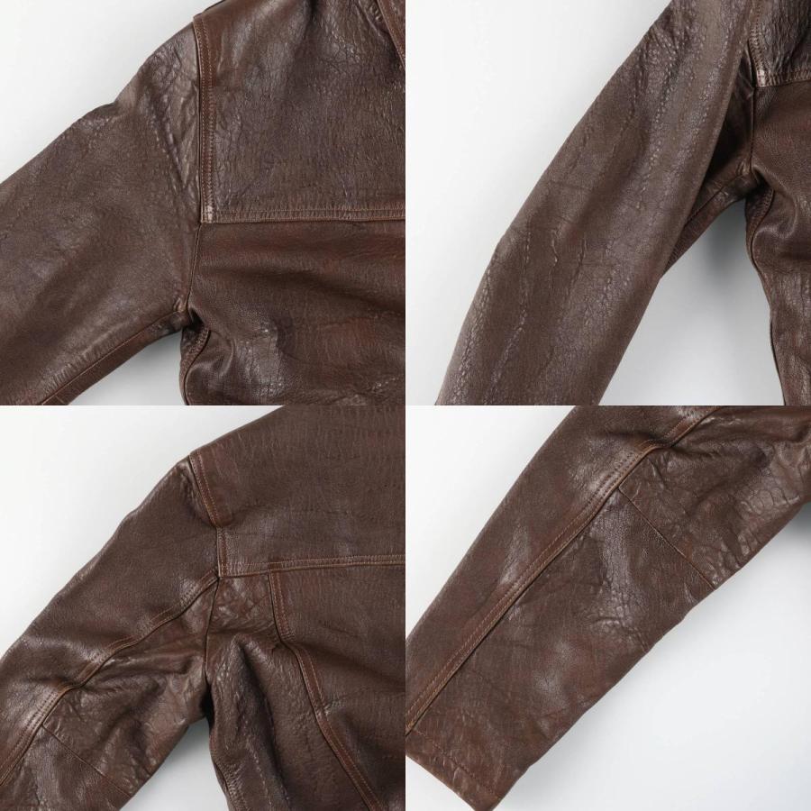 古着 NOUHAILA CUIR レザーカーコート メンズM相当 ヴィンテージ/eaa614164 古着 NOUHAILA CUIR レザーカーコート メンズM相当 ヴィンテージ