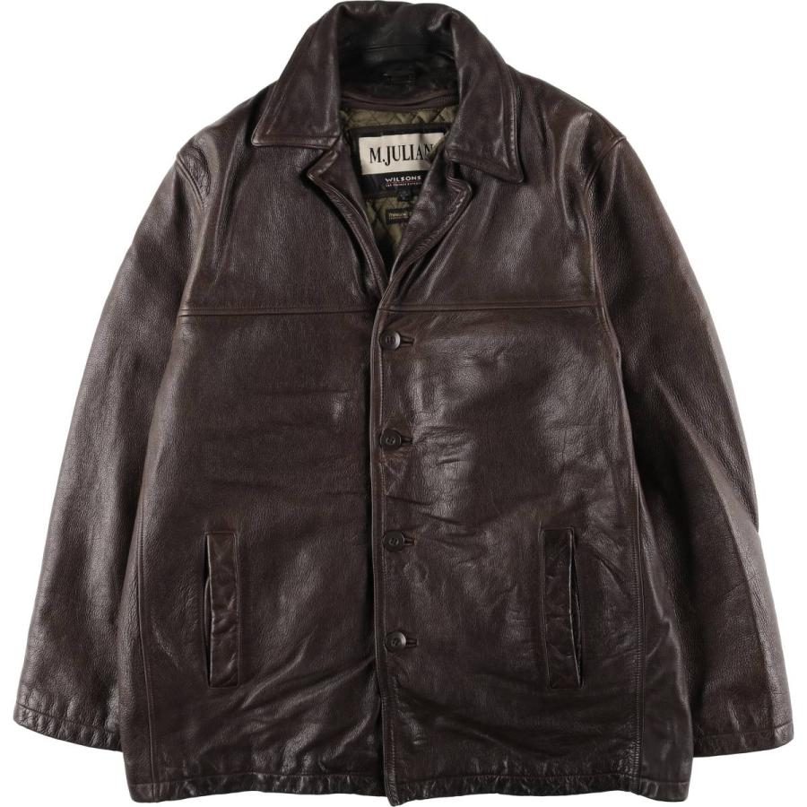 古着 ウィルソンズレザー WILSONS LEATHER M.JULIAN 中綿入り レザー