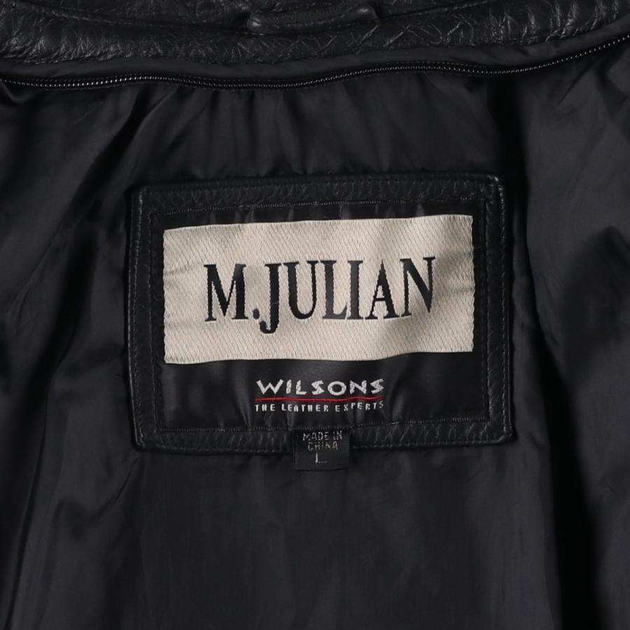 古着 ウィルソンズレザー WILSONS LEATHER M.JULIAN レザーカーコート
