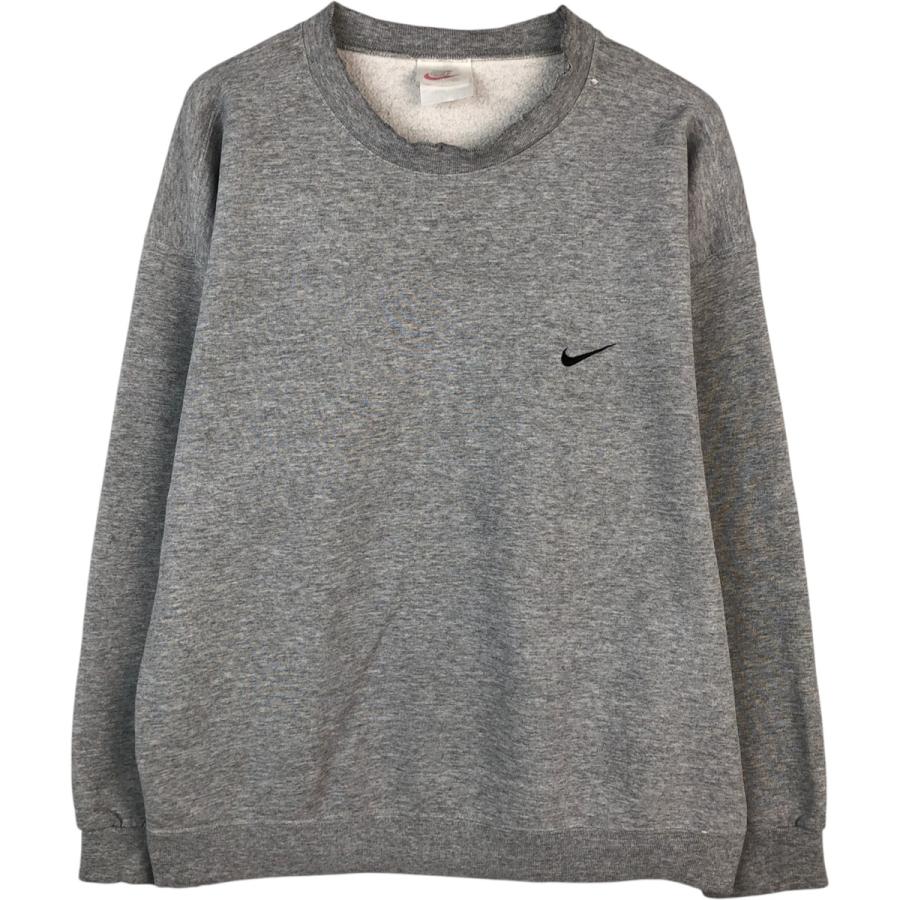 m ※いきなり購入✖︎ 希少デザイン NIKE ナイキ スウェット NIKE（ナイキ） 古着 90~00年代 ワンポイントロゴスウェットシャツ